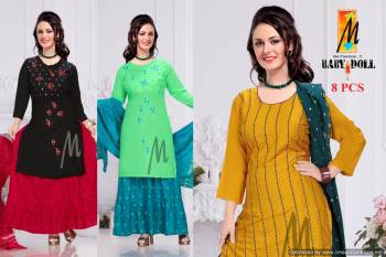 Baby-doll-Kurtis-with-Ghaghra-And-Dupatta-catalog-4