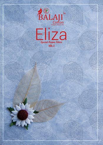 Balaji Cotton Eliza vol 3 Rayon Dress material catalog