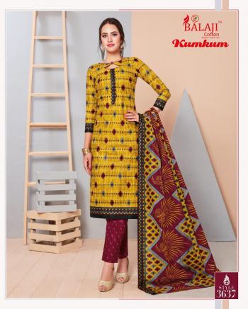 Balaji Cotton Kum kum vol 22 Cotton DRess Material Catalog wholesaler