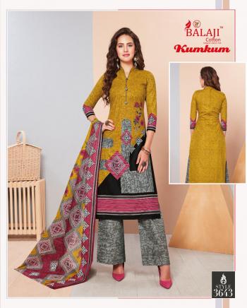 Balaji Cotton Kum kum vol 22 Cotton DRess Material Catalog wholesaler