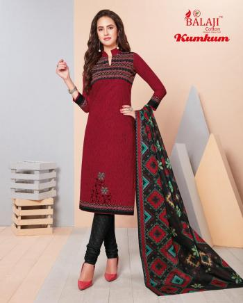 Balaji Cotton Kum kum vol 22 Cotton DRess Material Catalog wholesaler