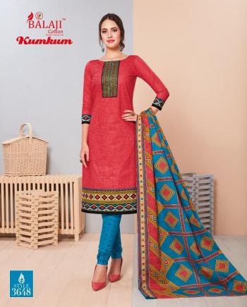 Balaji Cotton Kum kum vol 22 Cotton DRess Material Catalog wholesaler