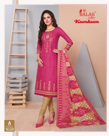 Balaji Cotton Kum kum vol 22 Cotton DRess Material Catalog wholesaler