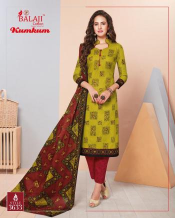 Balaji Cotton Kum kum vol 22 Cotton DRess Material Catalog wholesaler