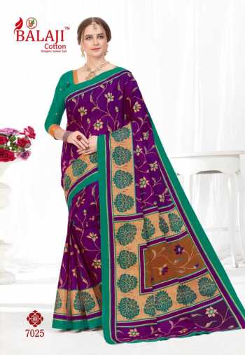 Balaji Cotton Leelavathi vol 7 Cotton Saree wholesaler