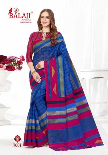 Balaji Cotton Leelavathi vol 7 Cotton Saree wholesaler