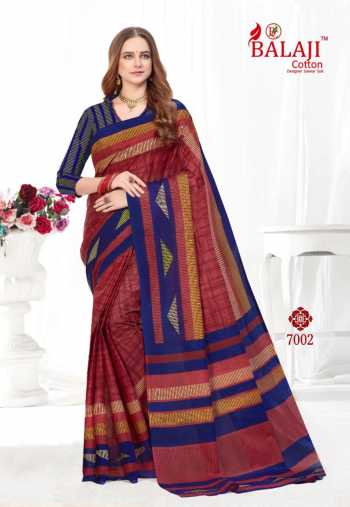 Balaji Cotton Leelavathi vol 7 Cotton Saree wholesaler