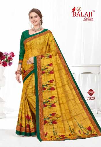 Balaji Cotton Leelavathi vol 7 Cotton Saree wholesaler