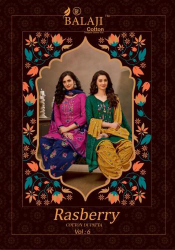 Balaji Cotton Rasberry Patiyala vol 6 Cotton punjabi dress wholesale price