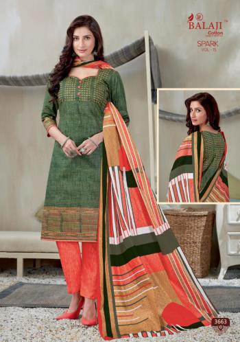 Balaji Cotton Spark vol 15 churidar dress wholesale Price