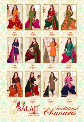 Balaji Cotton traditional Chunaris Dress wholesale Price