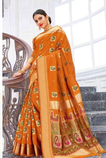 Baluchari Chanderi Cotton Saree catalog wholesaler