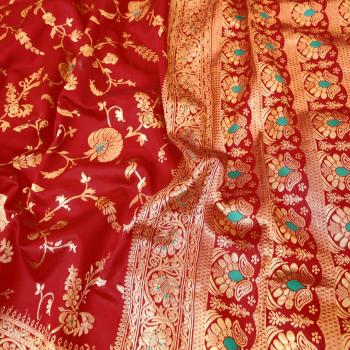 Banarasi Saree with jacquard Border Wholesale price