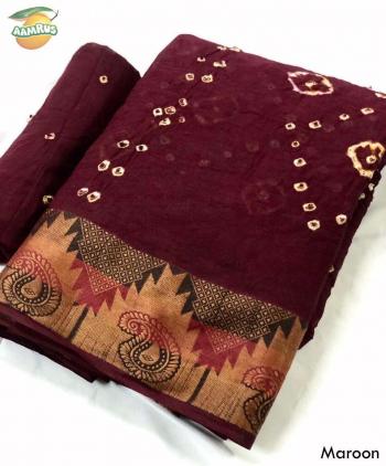 Bandhani-Cotton-saree-buy-wholesale-price-9