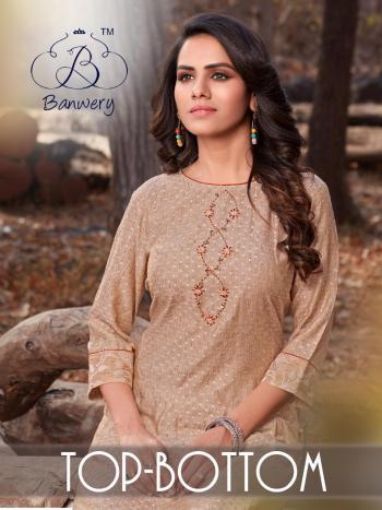 Banwery Top Bottom kurtis with pant wholesaler