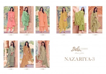 Bela fashion Nazariya vol 3 Salwar kameez wholesaler