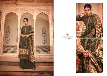 Belliza Designer Aura Pashmina Winter Salwar Kameez wholesaler