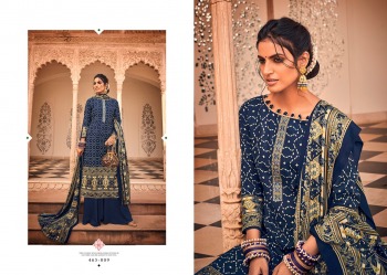 Belliza Designer Aura Pashmina Woollen suits catalog wholesaler