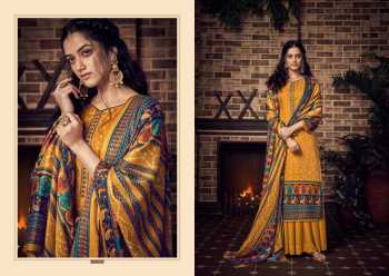 Belliza designer Desire Pashmina Shawl Winter Suits wholesaler