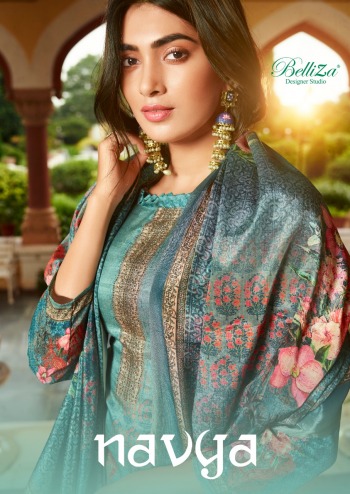 Belliza Designer navya Kollam Silk Salwar Kameez Wholesaler