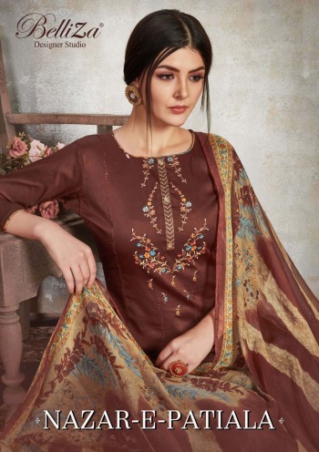 Belliza designer nazar e patiala Salwar Kameez Wholesaler