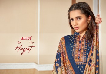 Bipson Hayat vol 3 Tusser Silk Salwar kameez wholesaler