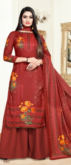 Bipson Jasmine 2 Pashmina Woolen Salwar Kameez wholesaler