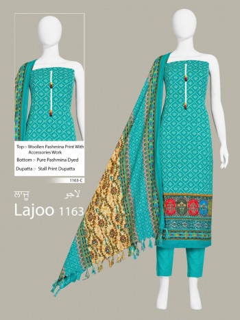 Bipson Lajoo 1163 Pashmina Winter Salwar Kameez wholesaler