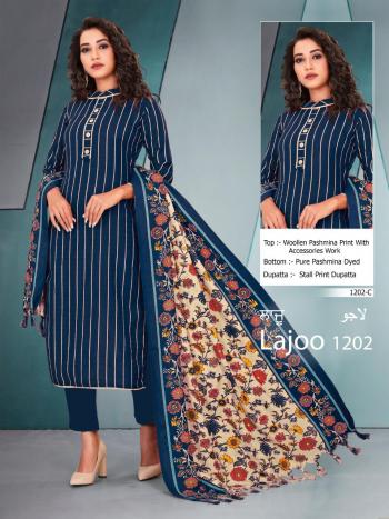 Bipson Lajoo 1202 Series Winter Salwar Kamez