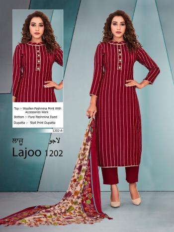 Bipson Lajoo 1202 Series Winter Salwar Kamez