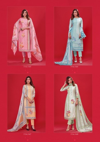 Bipson Nazakat vol 4 Lawn Cotton Salwar Kameez wholesaler