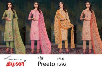 Bipson Preeto 1292 Cotton Dress material Wholesaler