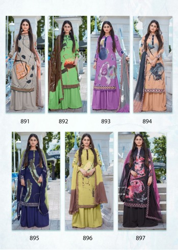 Bipson Signature Pashmina Winter Salwar Kameez wholesaler