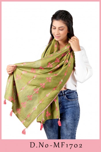 Bloom and Blossom Khadi Cotton Scarf wholesale price