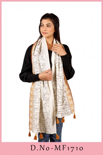 Bloom and Blossom Khadi Cotton Scarf wholesale price