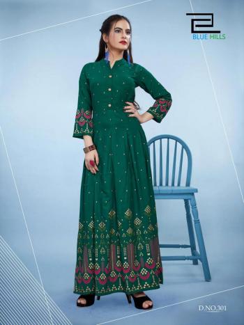 Blue Hill Bournvilla vol 3 Party wear Kurtis wholesaler