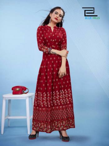 Blue Hill Bournvilla vol 3 Party wear Kurtis wholesaler