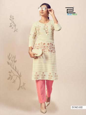 Blue hills Jasmine vol 1 kurtis with pant catalog