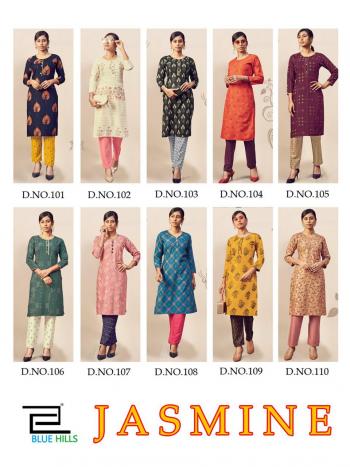 Blue hills Jasmine vol 1 kurtis with pant catalog