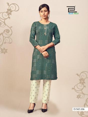 Blue hills Jasmine vol 1 kurtis with pant catalog