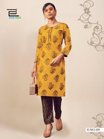 Blue hills Jasmine vol 1 kurtis with pant catalog