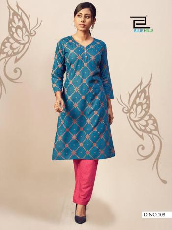 Blue hills Jasmine vol 1 kurtis with pant catalog