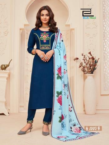 Blue Hills Dupatta Queen vol 1 Kurtis, pant and Dupatta