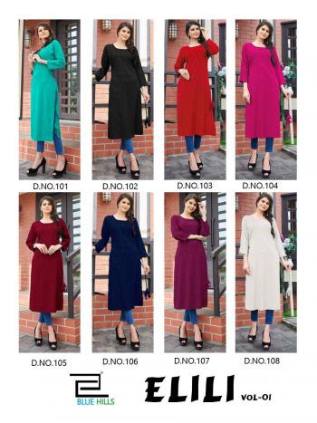 Blue hills Ellis Rayon kurtis buy wholesale price