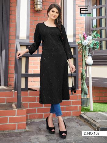 Blue hills Ellis Rayon kurtis buy wholesale price