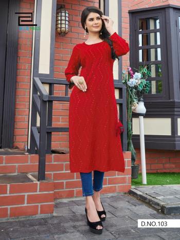 Blue hills Ellis Rayon kurtis buy wholesale price