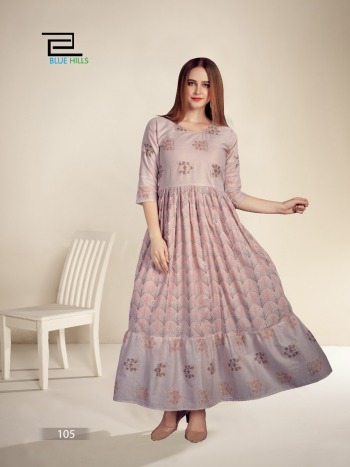 Blue Hills Livik vol 2 Cotton Party wear kurtis wholesaler