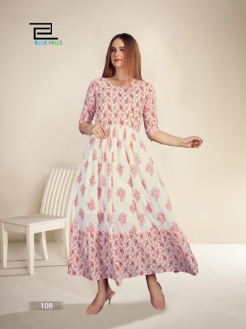 Blue Hills Livik vol 2 Cotton Party wear kurtis wholesaler