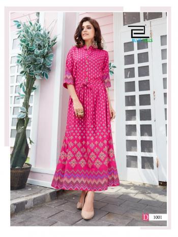 Blue Hills Royal Touch Party wear kurtis wholesaler