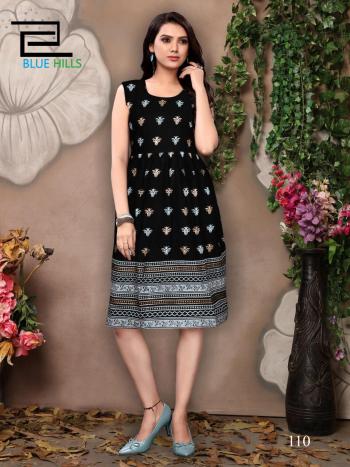 Blue Hills Short Walkway vol 2 rayon Kurtis wholesaler